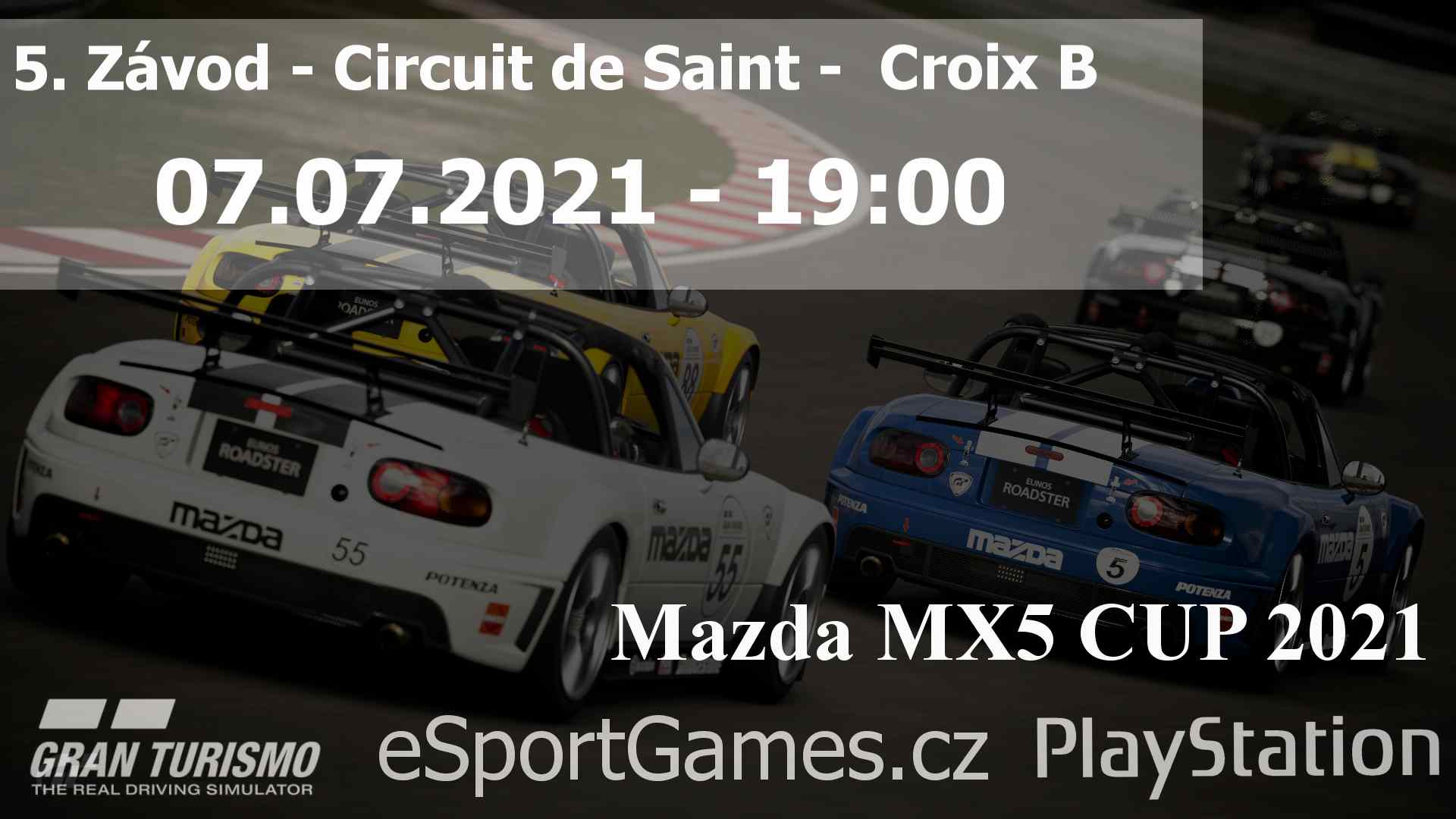 5. Závod - MX5 CUP 2021 - Circuit de Saint -  Croix B