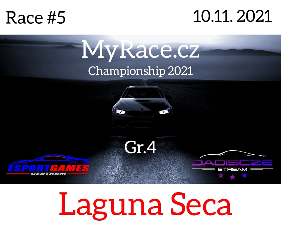 5. Závod - MyRace.cz Championship 2021 - Weather Tech Raceway Laguna Seca